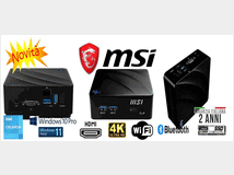 Mini pc msi - intel n4500 8gb ram ssd m.2 hdmi 4k 